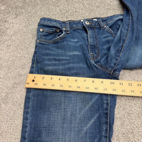 Ella Moss High Waist Straight Denim Jeans Juniors 6/28 Blue Medium Wash Casual - Picture 13 of 16